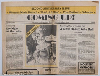 Cat.No: 209613 Coming up! the gay/lesbian newspaper and calendar of events for the Bay...