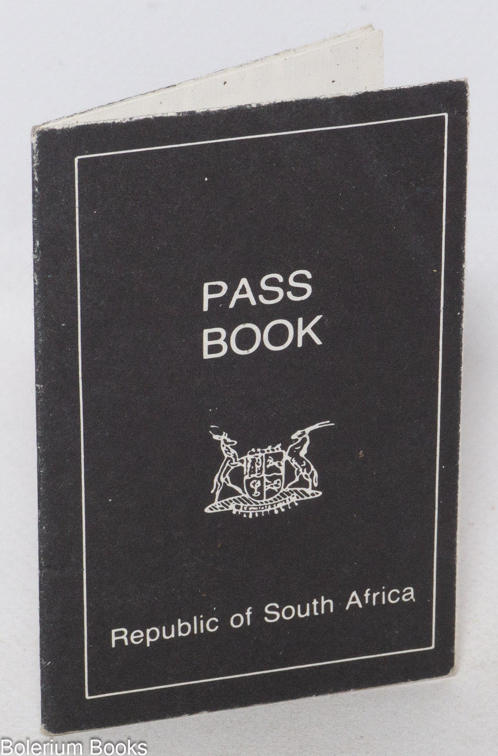 Pass Book: Republic of South Africa | Bay Area Free South Africa Movement
