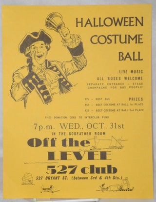 Cat.No: 209788 Halloween costume ball 7pm Wed., Oct 31 in the Godfather Room Off the...