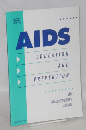 Cat.No: 209934 AIDS Education and Prevention: an interdisciplinary journal; vol. 11, #3,...