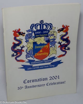 Cat.No: 210010 Coronation 2001: Integrity & diversity; 35th Anniversary Celebration!...