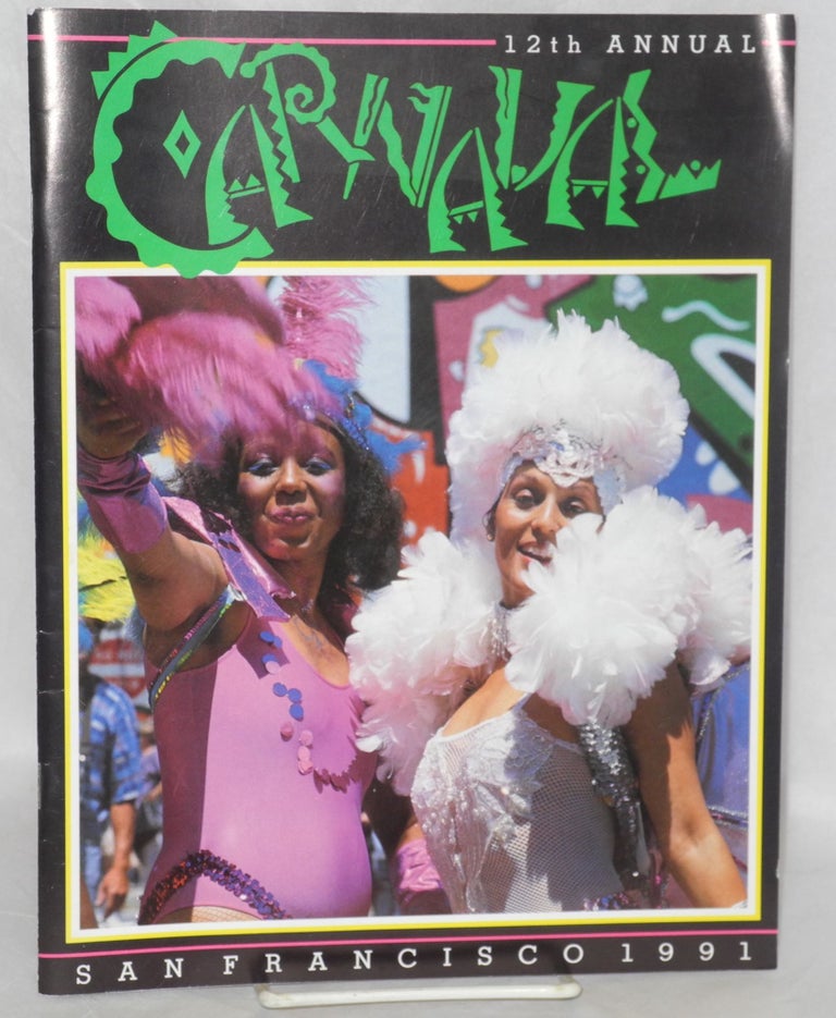 Cat.No: 210012 12th Annual Carnaval San Francisco 1991 [souvenir program