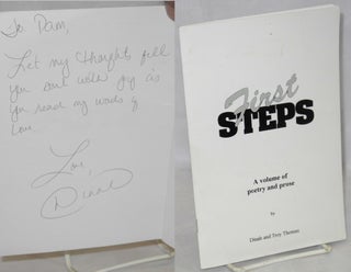 Cat.No: 210393 First Steps: A volume of poetry and prose. Dinah and Troy Thomas