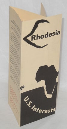 Cat.No: 210448 Rhodesia and US interests