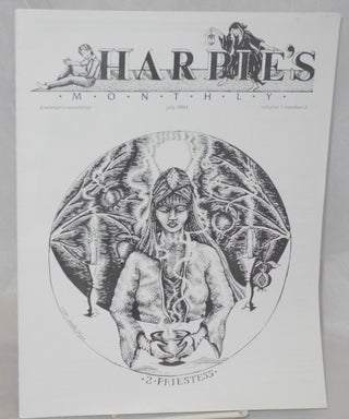 Cat.No: 210487 Harpie's Monthly: a woman's newsletter; vol. 1, #2, July 1984. Sabrina K....