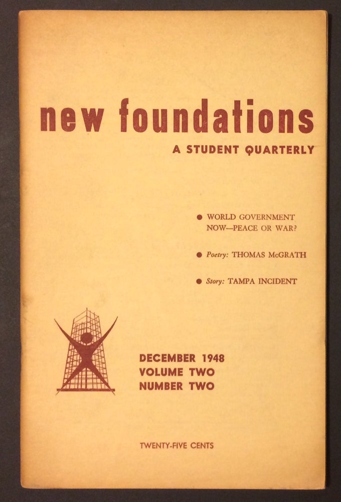 Cat.No: 210642 New Foundations: a student quarterly. Volume 2, no. 2 (December 1948)
