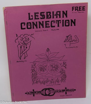 Cat.No: 210645 Lesbian Connection: vol. 2, #1, March 1976