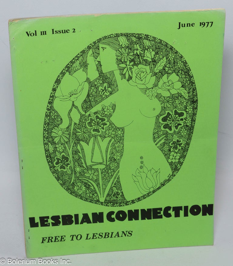 Cat.No: 210650 Lesbian Connection: vol. 3, #2, June 1977
