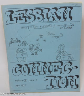 Cat.No: 210651 Lesbian Connection: vol. 3, #3, July 1977