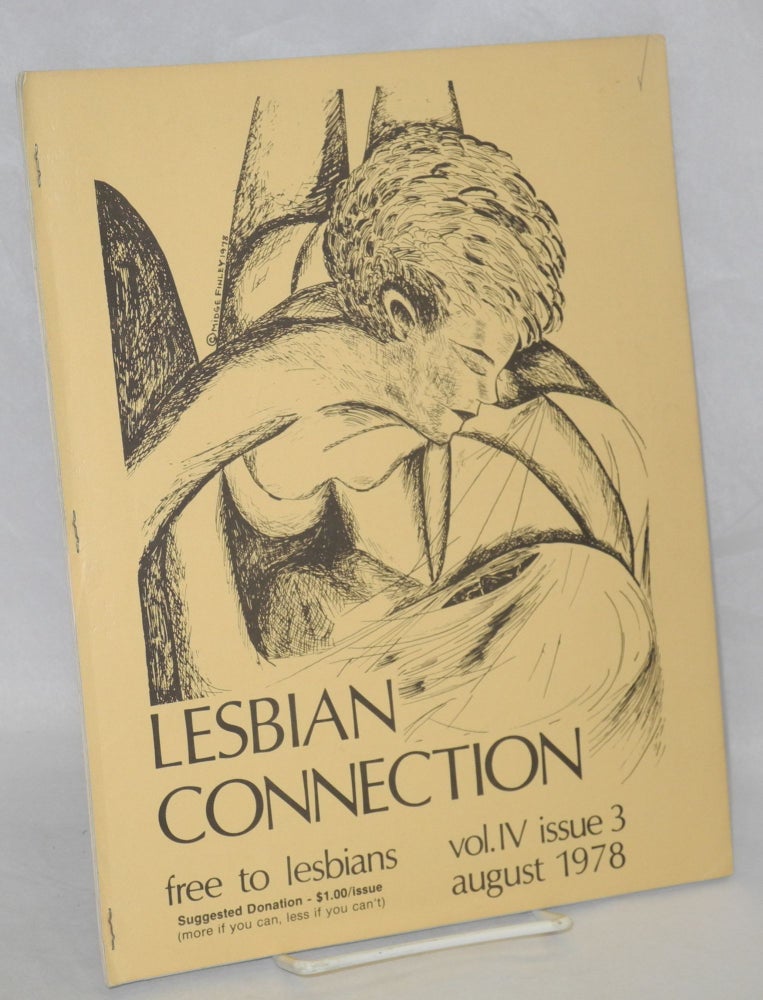 Cat.No: 210816 Lesbian Connection: vol. 4, #3, August 1978