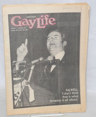 Cat.No: 210843 Chicago GayLife: the international gay newsleader; vol. 7, #23, Friday,...