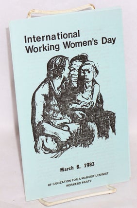 Cat.No: 210912 International working women's day. March 8, 1983. Organization for a....