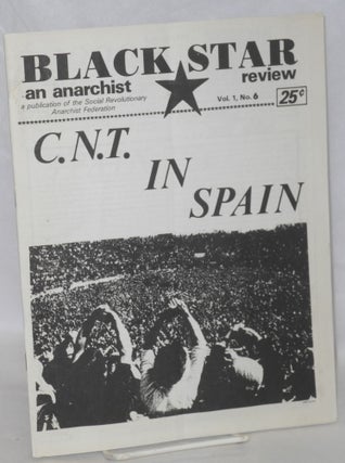 Cat.No: 210938 Black Star: Vol. 1 no. 6. Social Revolutionary Anarchist Federation