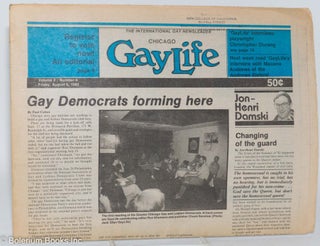 Cat.No: 211102 Chicago GayLife: the international gay newsleader; vol. 8, #8, Friday,...