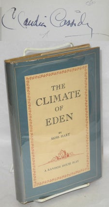Cat.No: 211131 The Climate of Eden a Random House play based on Edgar Mittelholzer's...