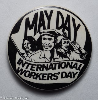 Cat.No: 211203 May Day / International Workers Day [pinback button