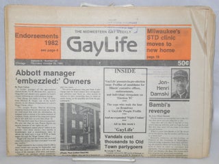 Cat.No: 211415 Chicago GayLife: the international gay newsleader; vol. 8, #20, Thursday,...