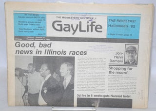 Cat.No: 211447 Chicago GayLife: the international gay newsleader; vol. 8, #21, Thursday,...