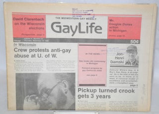 Cat.No: 211448 Chicago GayLife: the international gay newsleader; vol. 8, #23, Thursday,...
