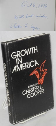 Cat.No: 211640 Growth in America. Chester L. Cooper