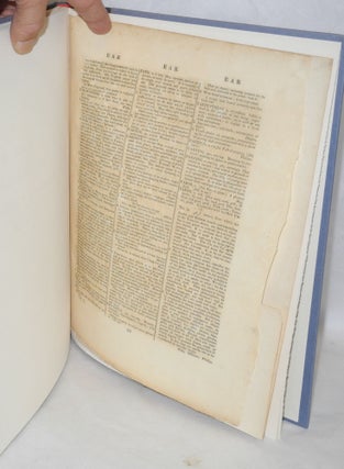 Dr. Johnson and Noah Webster: two men and their dictionaries illustrated with a matched pair of original leaves from A Dictionary of the English language and An American dictionary of the English language