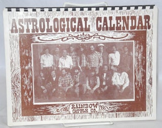 Cat.No: 211680 Astrological Calendar, Rainbow Cattle Co. B. W. Foote, photography Howie...