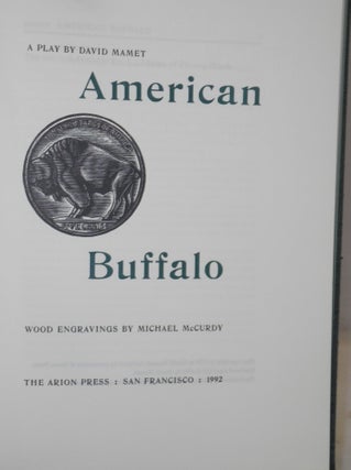 American Buffalo: a play wood engravings by Michael McCurdy