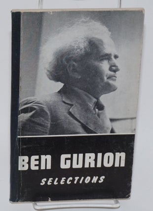 Cat.No: 211872 Ben Gurion. Selections. David Ben Gurion