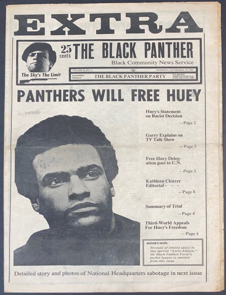 Cat.No: 212303 The Black Panther: Black Community News Service. Vol. 2, no