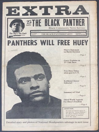 Cat.No: 212303 The Black Panther: Black Community News Service. Vol. 2, no. 6 (September...