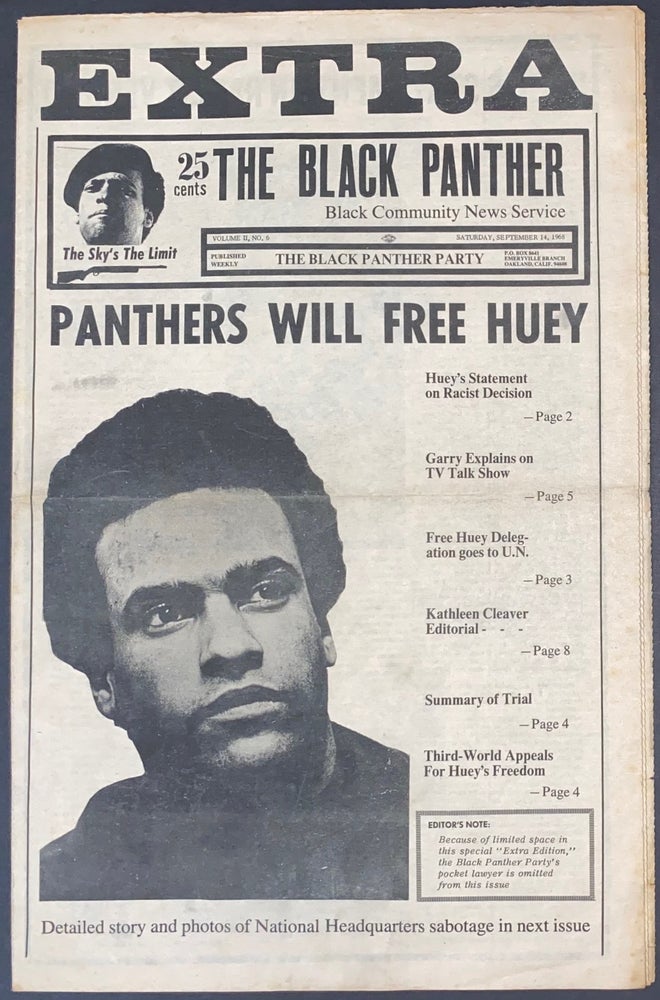 Cat.No: 212303 The Black Panther: Black Community News Service. Vol. 2, no