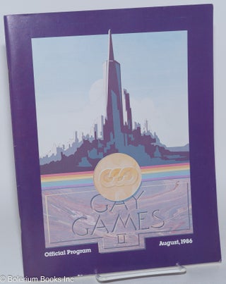Cat.No: 21237 Gay Games II; official program, August, 1986. San Francisco Arts, Athletics