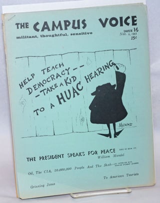 Cat.No: 212862 The Campus Voice [two issues: 16 and 19]. Richard Rubacher, Richard Epstein