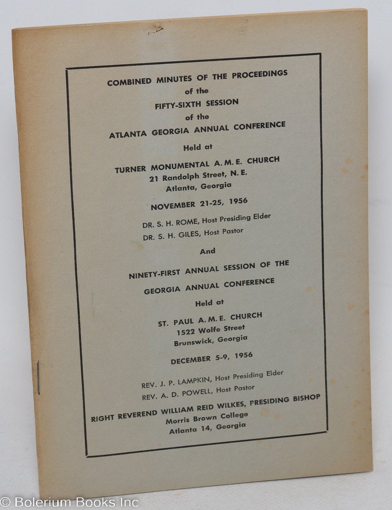 Cat.No: 212864 Combined minutes of the proceedings of the Fifty-Sixth session of