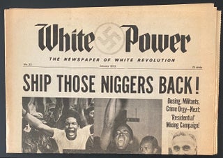 Cat.No: 212957 White Power, the Newspaper of White Revolution. No. 23 (January 1972