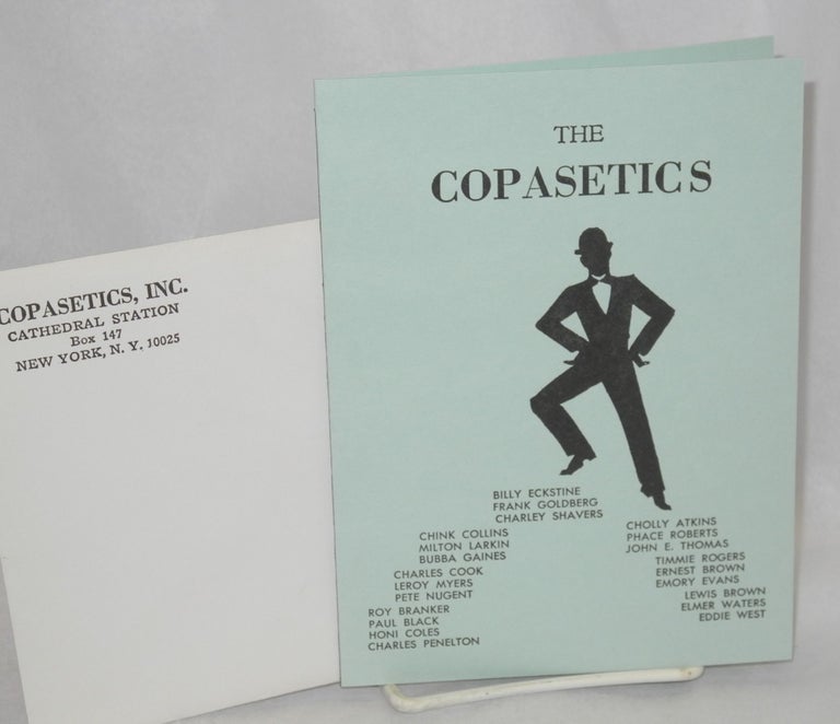 Cat.No: 212997 The Copasetics [publicity card]. Billy Eckstine, Charley Shavers, Frank Goldberg.