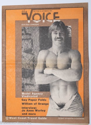 Cat.No: 213078 The Voice: more than a newspaper; vol. 3, #21, October 9, 1981. Paul D....