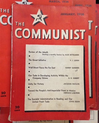 Cat.No: 213425 The Communist: a magazine of the theory and practice of Marxism-Leninism. ...