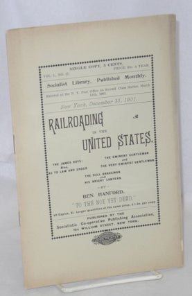 Cat.No: 213737 Railroading in the United States; the James boys, also, as to law and...