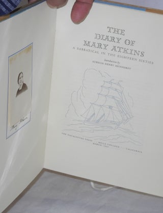 The Diary of Mary Atkins: a sabbatical in the eighteen sixties