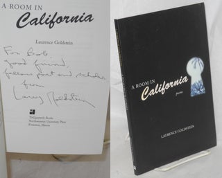 Cat.No: 214226 A Room in California; poems. Laurence Goldstein