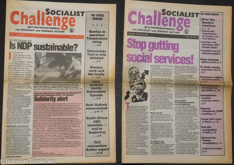 Cat.No: 214359 Socialist Challenge: 4th International for socialist and feminist action [two issues]