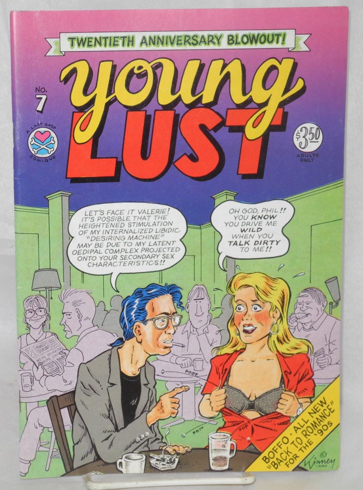 Cat.No: 214372 Young Lust #7: Boffo - All New - "Back to Romance" for the '90s - Twentieth Anniversary Blowout [signed]. Jay Kinney, Susie Bright.