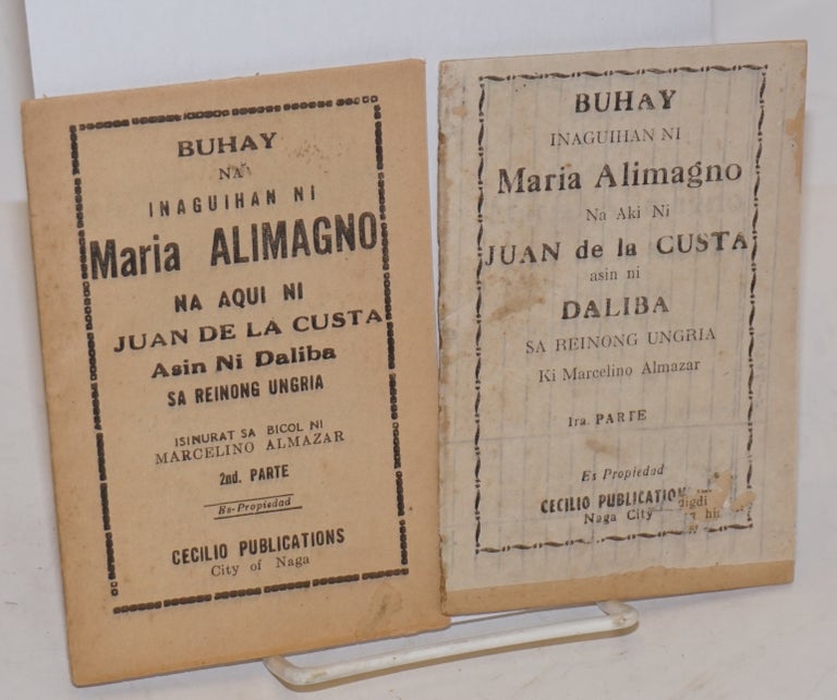 Cat.No: 214484 Buhay inaguihan ni Maria Alimagno na aki ni Juan de la Custa asin ni Daliba sa reinong Ungria. Marcelino Almazar.