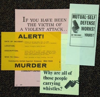 Cat.No: 214550 [Group of five different items from the group opposing violence against...