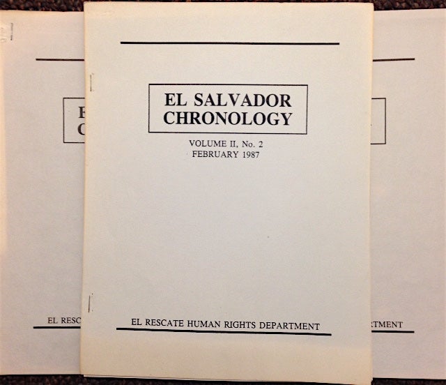 Cat.No: 214688 El Salvador chronology [24 issues]