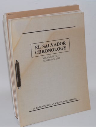 El Salvador chronology [24 issues]