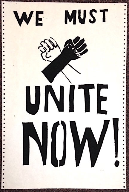 Cat.No: 214852 We must unite now! [poster]