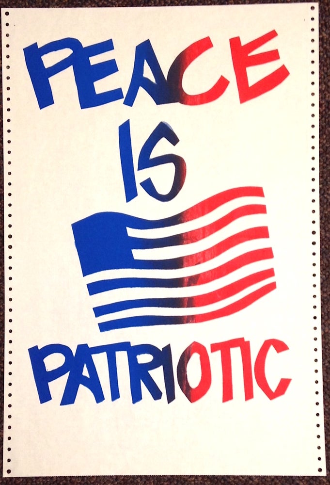Cat.No: 214853 Peace is Patriotic [poster]