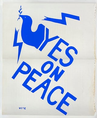 Cat.No: 215012 Yes on Peace [poster